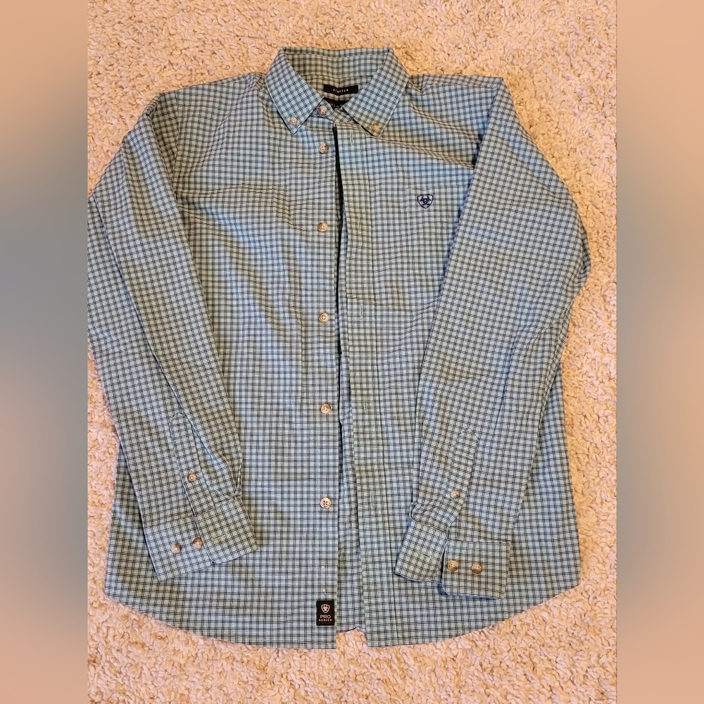 Boys Ariat button down